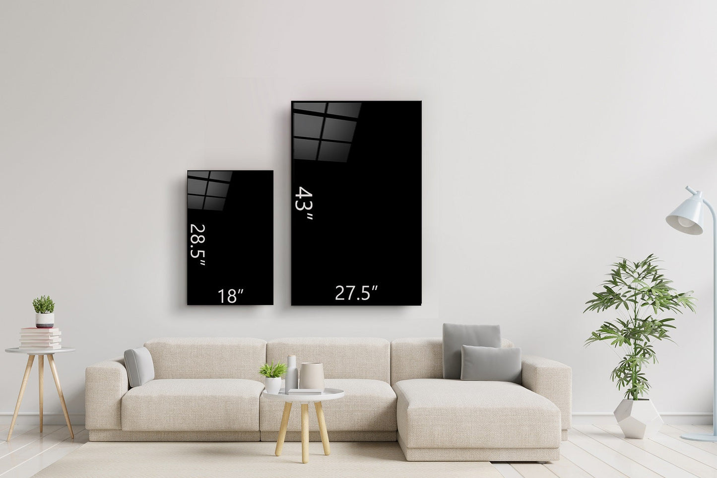 Abstract Pink Modern Design - Designer's Collection Glass Wall Art