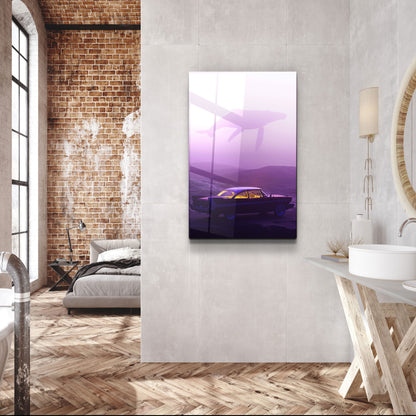 Flying Whale - Designer's Collection Glass Wall Art