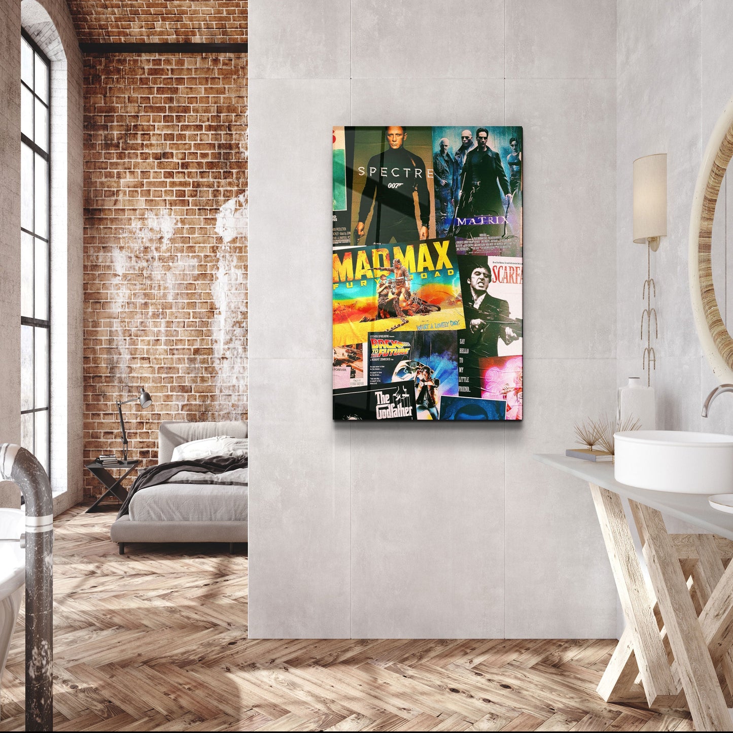 Movie Posters - Designer's Collection Glass Wall Art