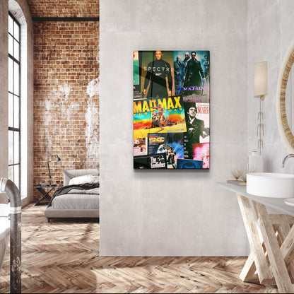 Movie Posters - Designer's Collection Glass Wall Art