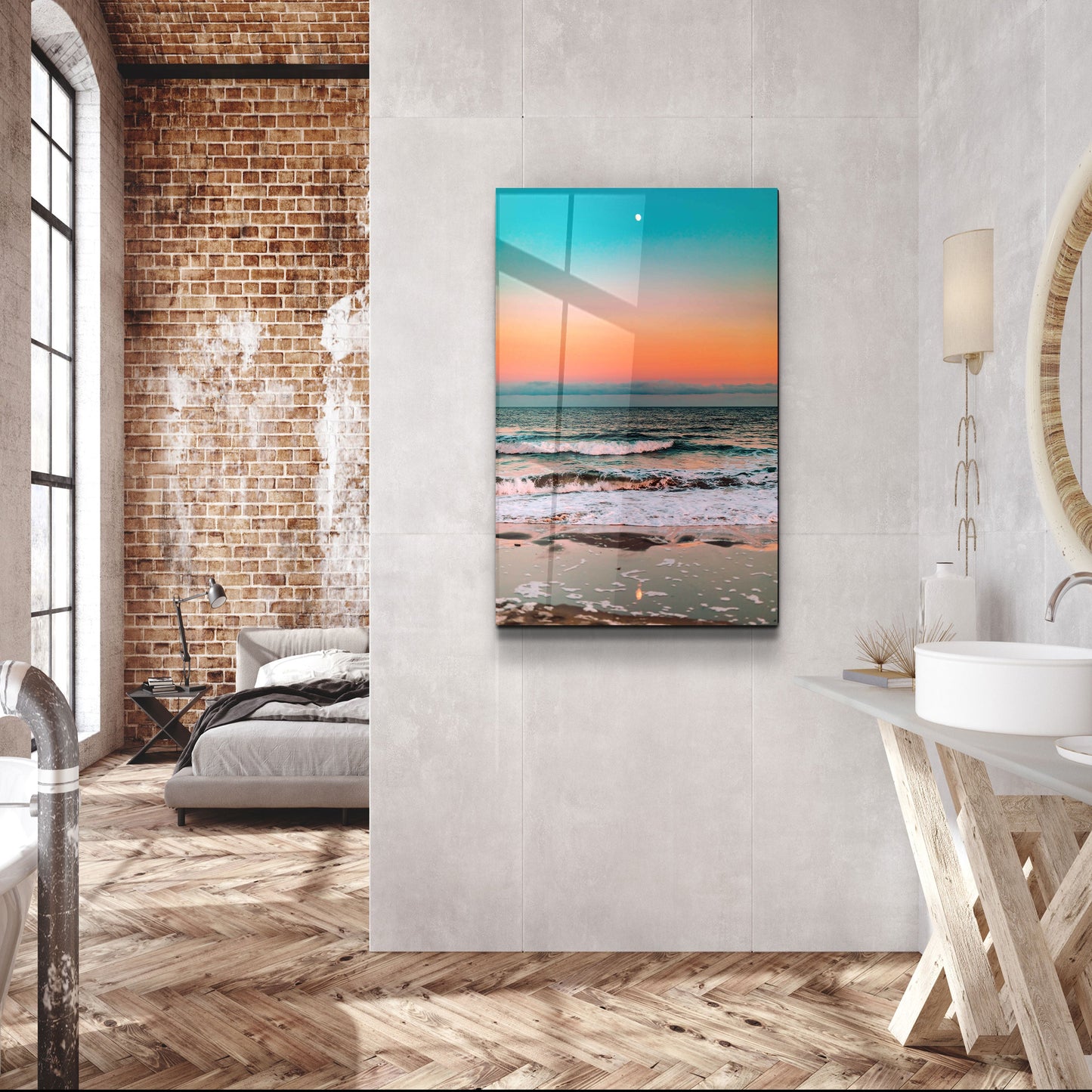 SunSet - Designer's Collection Glass Wall Art