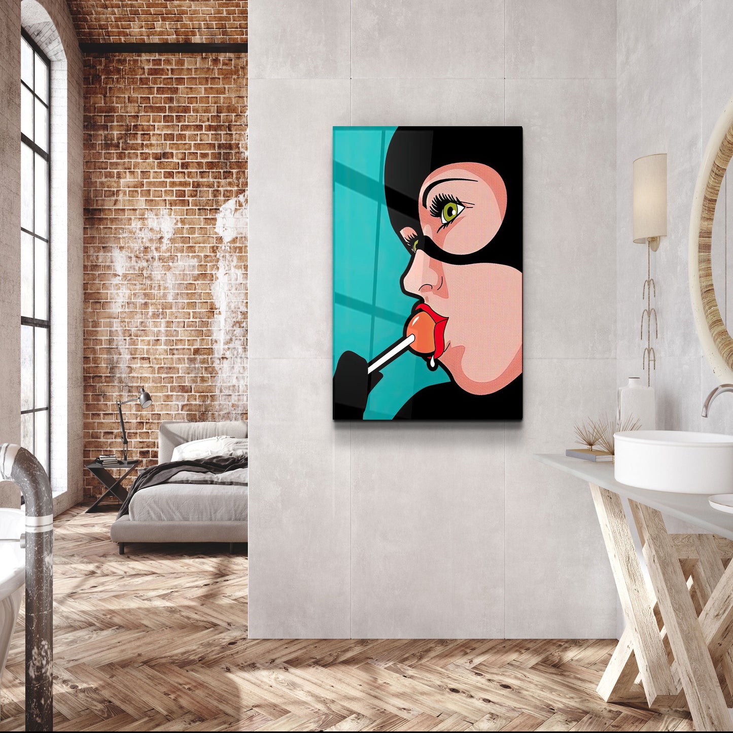 Lollipop - Designer's Collection Glass Wall Art - Barlowa Store
