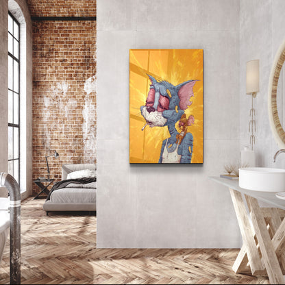 Misarable Tom and J - Designer's Collection Glass Wall Art
