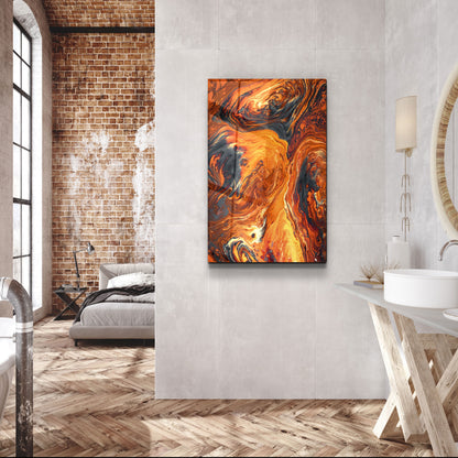 Marble Lava - Designer's Collection Glass Wall Art