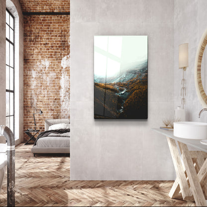 Silent Canyon - Designer's Collection Glass Wall Art