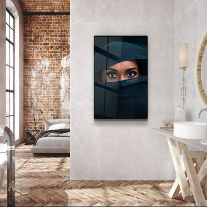 Eyes Under Cover - Designer's Collection Glass Wall Art - Barlowa Store