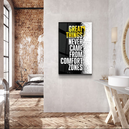 Great Things - Designer's Collection Glass Wall Art