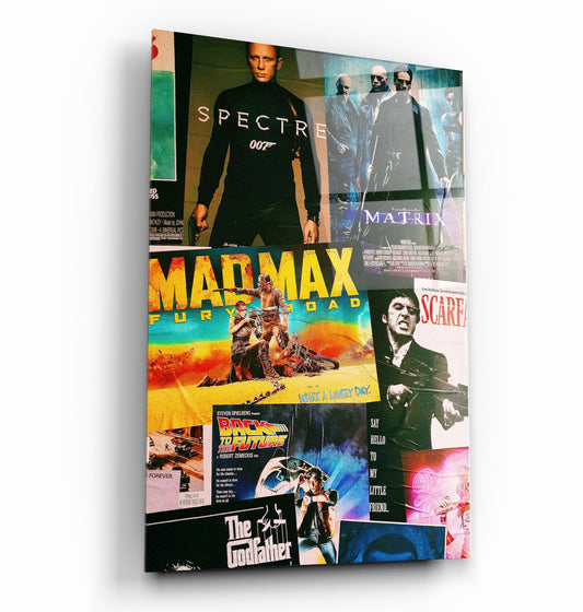 Movie Posters - Designer's Collection Glass Wall Art
