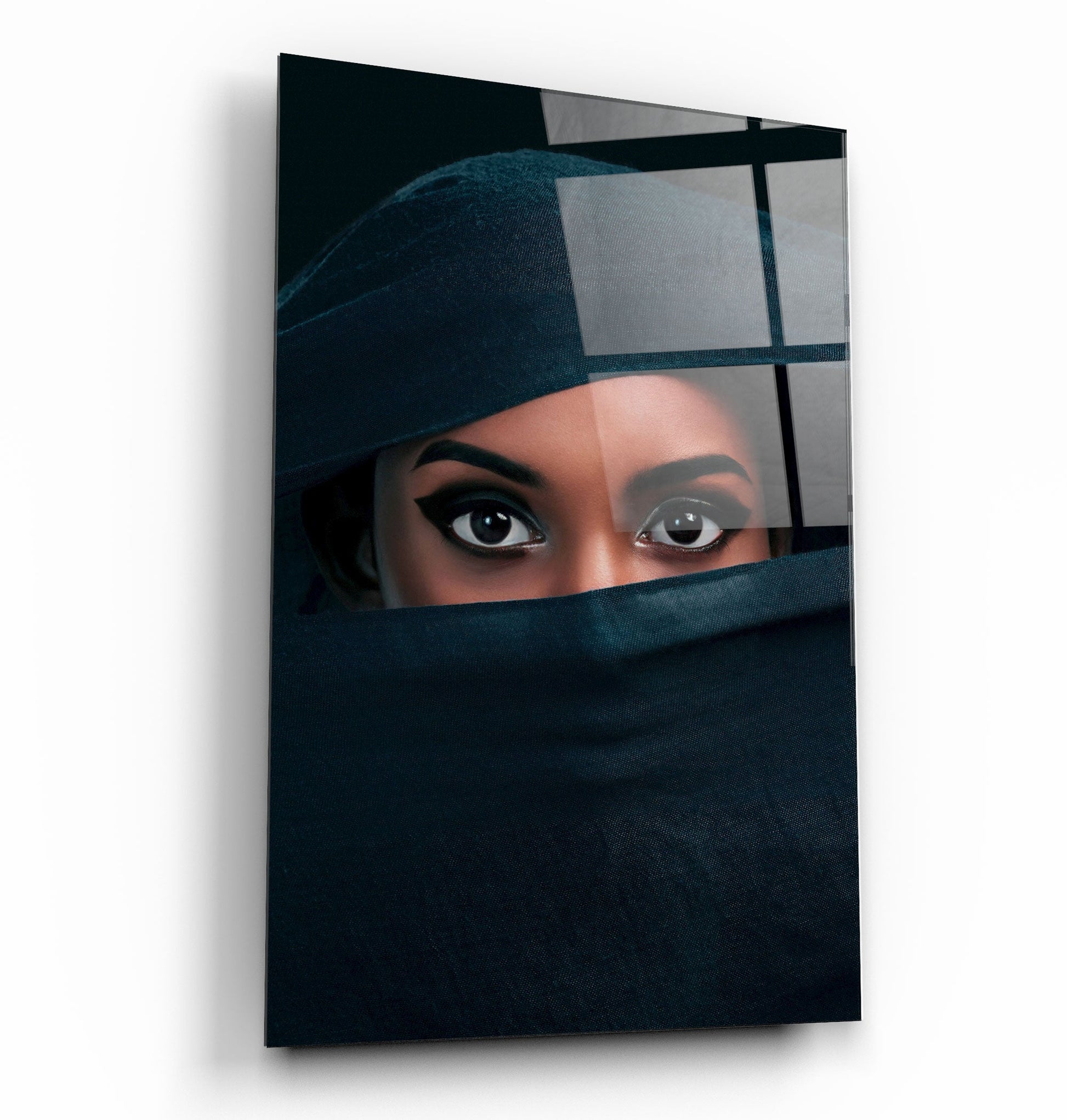 Eyes Under Cover - Designer's Collection Glass Wall Art - Barlowa Store
