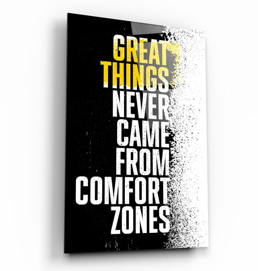 Great Things - Designer's Collection Glass Wall Art