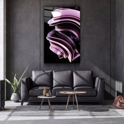 Abstract Modern Design - Designer's Collection Glass Wall Art