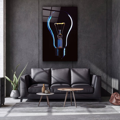 The Bulb - Designer's Collection Glass Wall Art