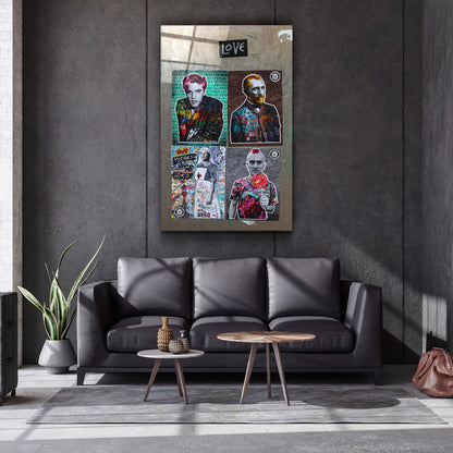 Besties for the Resties - Designer's Collection Glass Wall Art - Barlowa Store