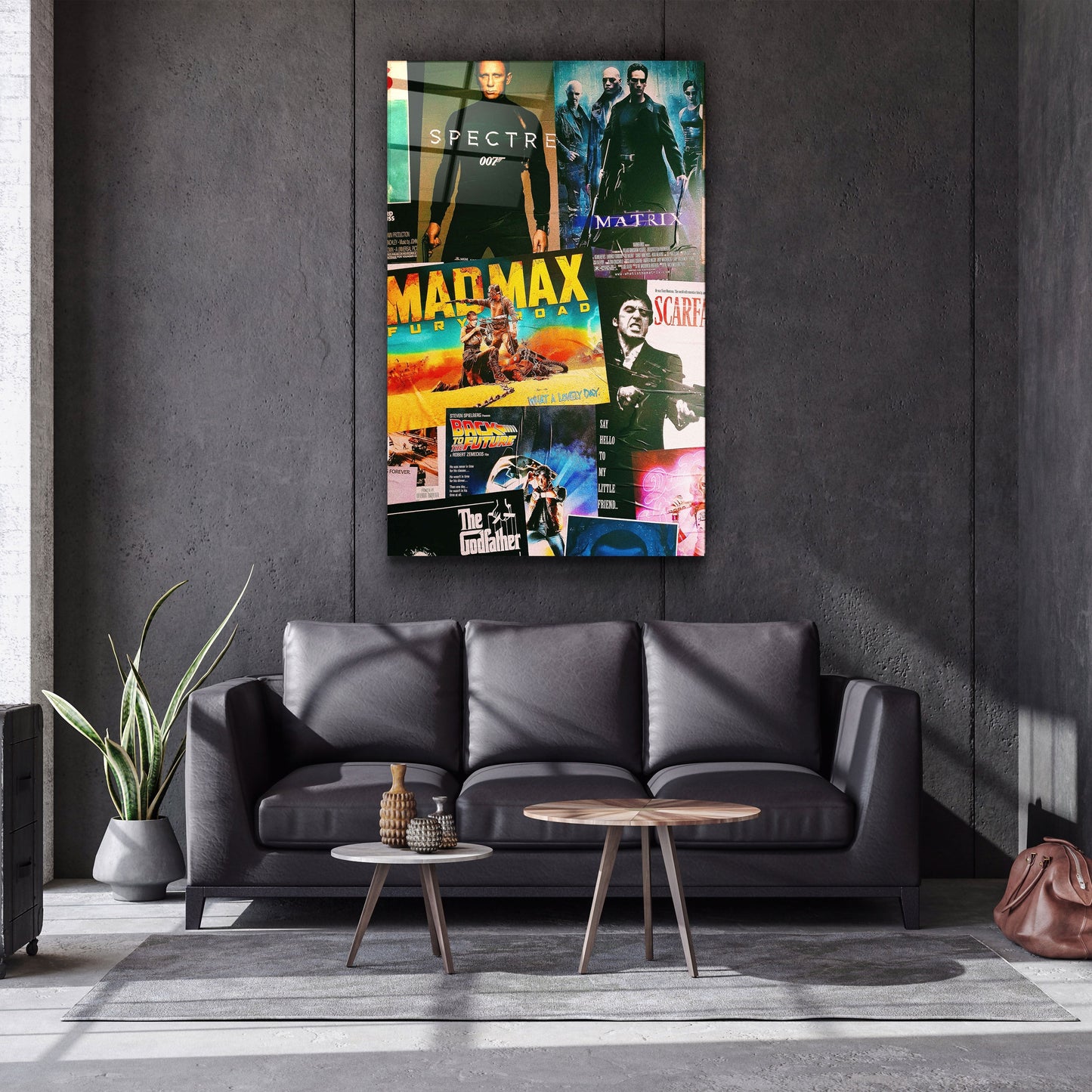 Movie Posters - Designer's Collection Glass Wall Art