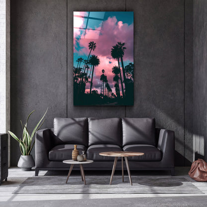 Pink Sky - Designer's Collection Glass Wall Art