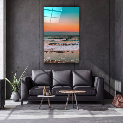 SunSet - Designer's Collection Glass Wall Art