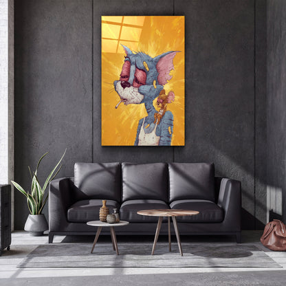 Misarable Tom and J - Designer's Collection Glass Wall Art