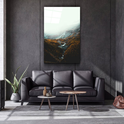 Silent Canyon - Designer's Collection Glass Wall Art