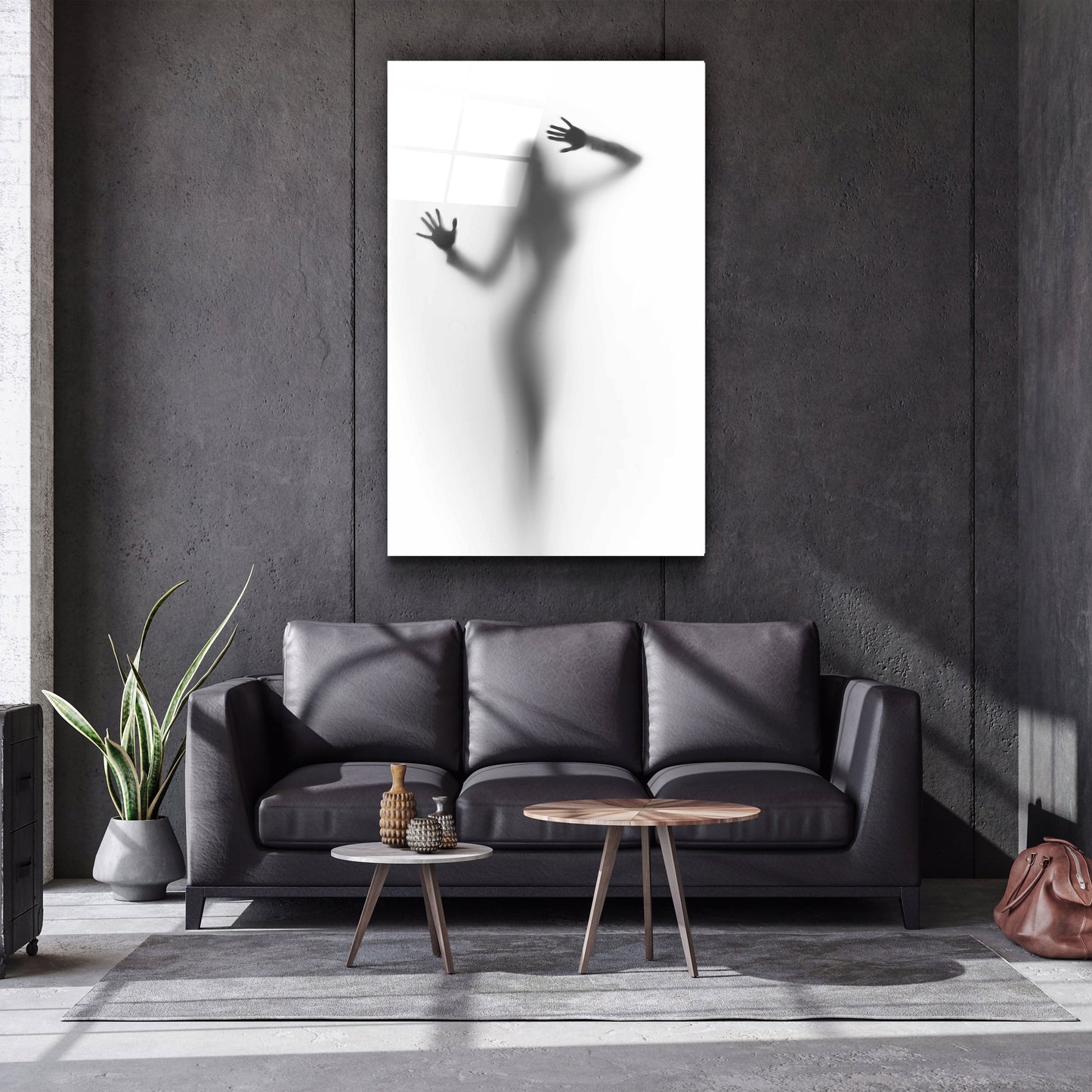 Behind the Curtain 1 - Designer's Collection Glass Wall Art