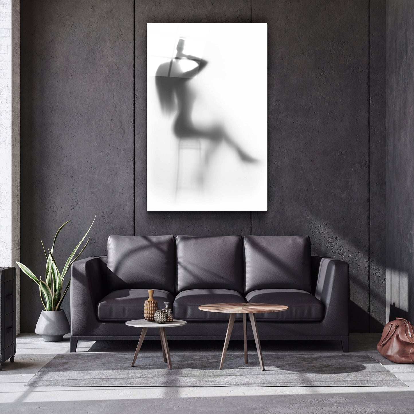 Behind the Curtain 3 - Designer's Collection Glass Wall Art