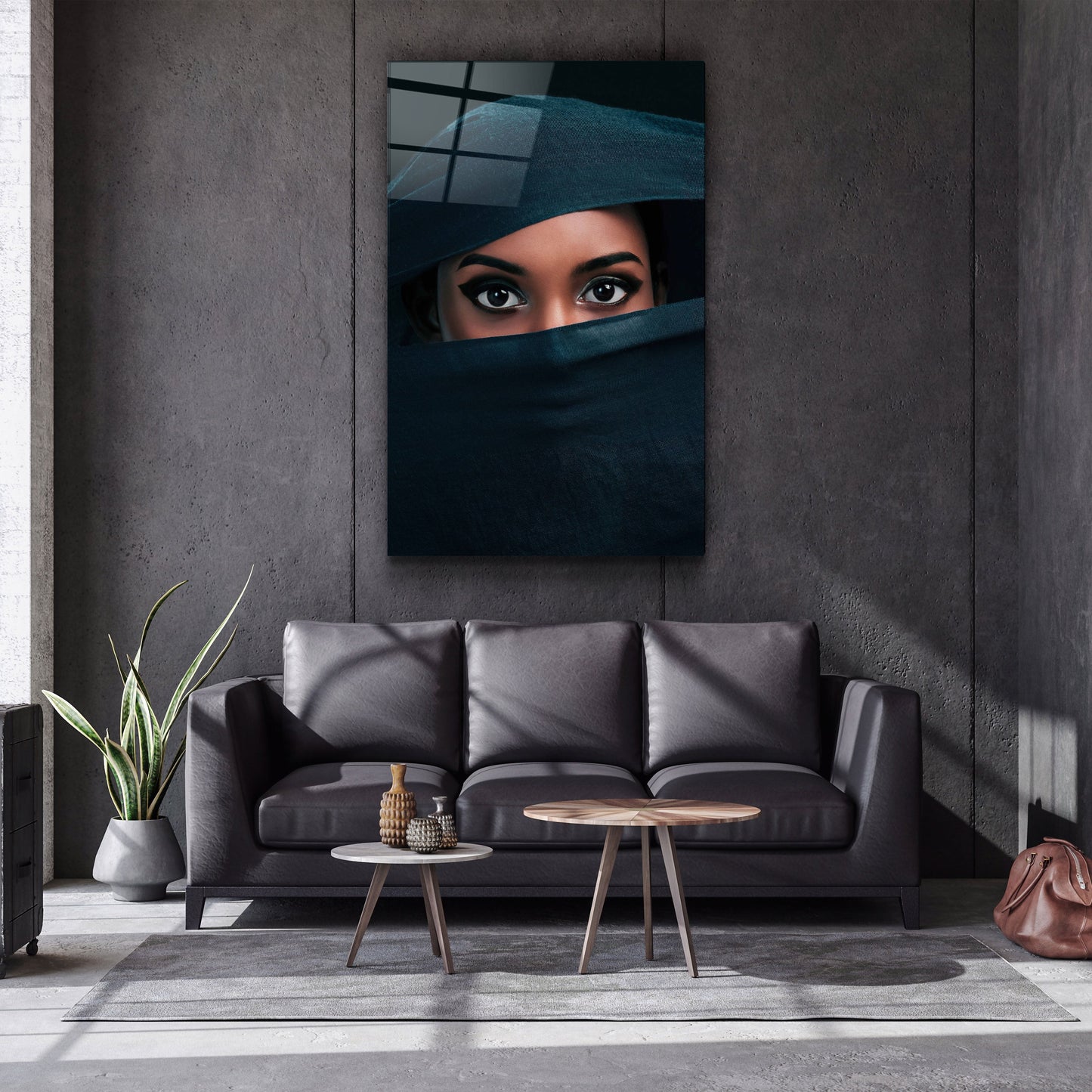 Eyes Under Cover - Designer's Collection Glass Wall Art - Barlowa Store