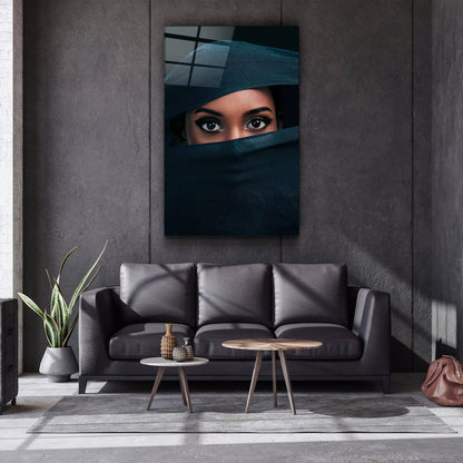 Eyes Under Cover - Designer's Collection Glass Wall Art - Barlowa Store