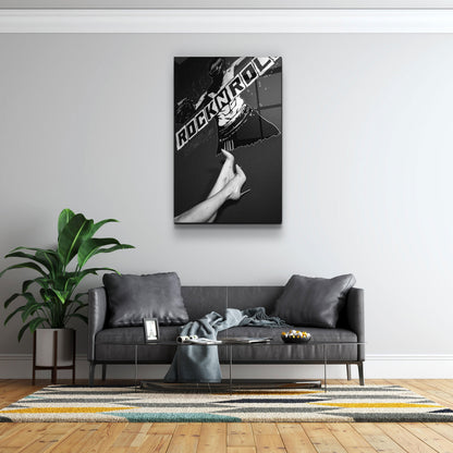 Rock n Roll - Designer's Collection Glass Wall Art