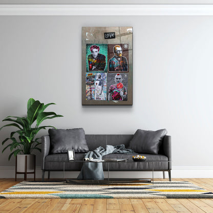 Besties for the Resties - Designer's Collection Glass Wall Art - Barlowa Store