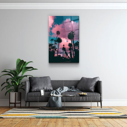 Pink Sky - Designer's Collection Glass Wall Art