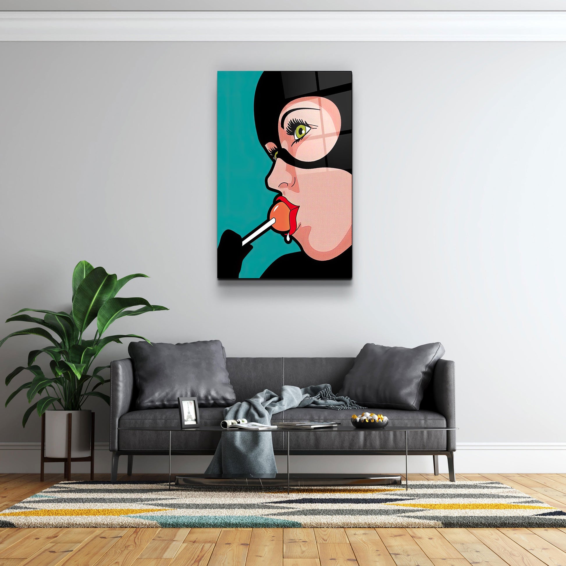 Lollipop - Designer's Collection Glass Wall Art - Barlowa Store