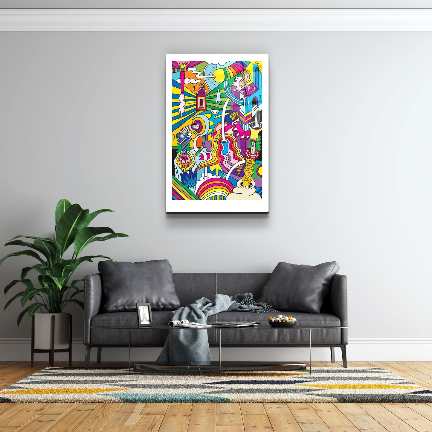 Cartoon Factory - Designer's Collection Glass Wall Art
