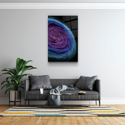 Wool Nebula - Designer's Collection Glass Wall Art