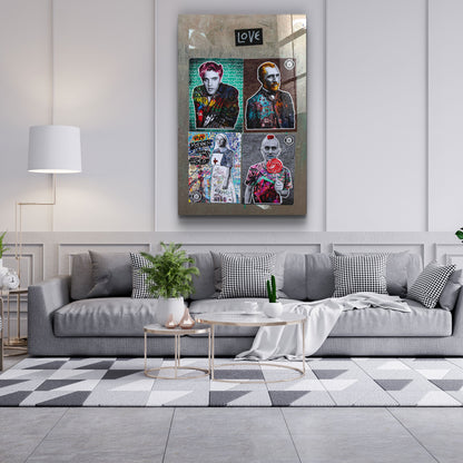 Besties for the Resties - Designer's Collection Glass Wall Art - Barlowa Store