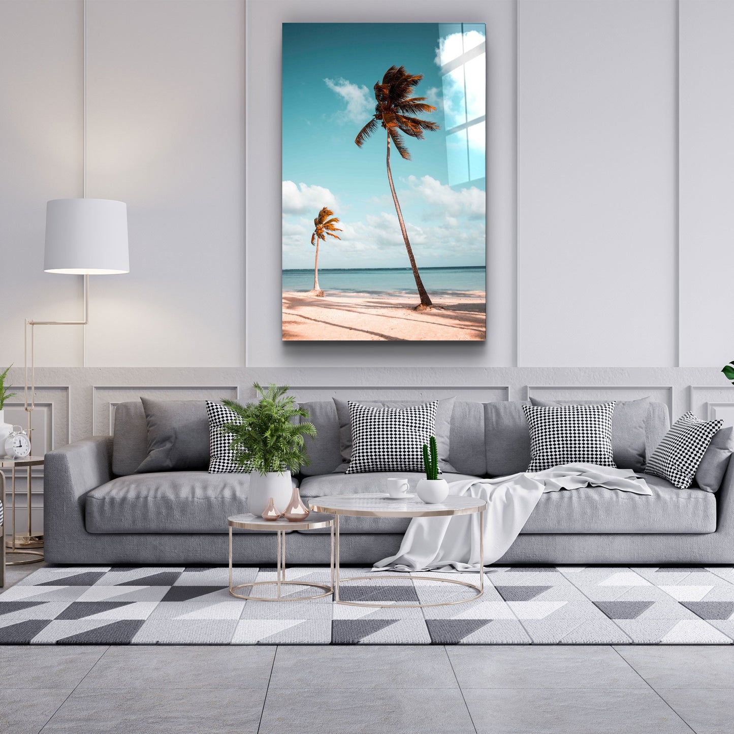 Dancing with Wind - Designer's Collection Glass Wall Art