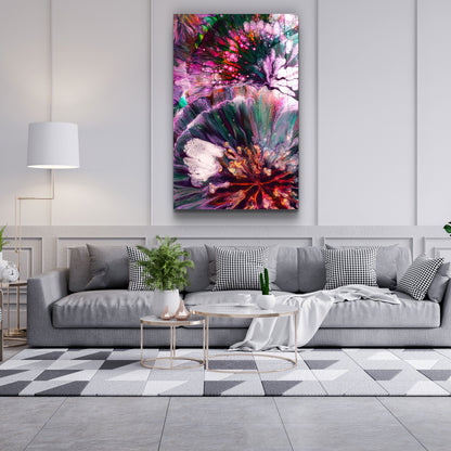 Abstract Colorful Design - Designer's Collection Glass Wall Art