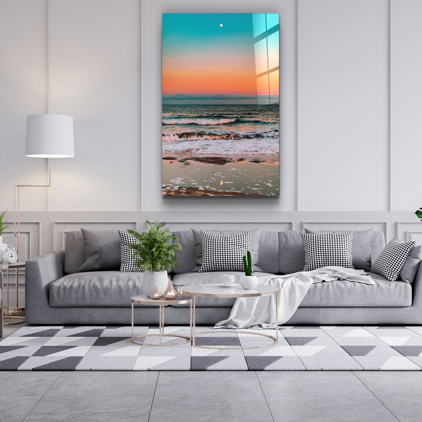 SunSet - Designer's Collection Glass Wall Art
