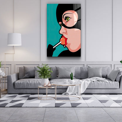 Lollipop - Designer's Collection Glass Wall Art - Barlowa Store