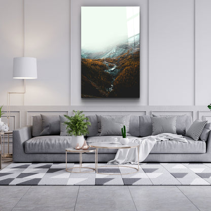 Silent Canyon - Designer's Collection Glass Wall Art