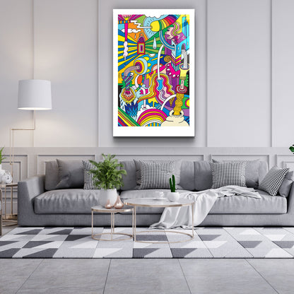 Cartoon Factory - Designer's Collection Glass Wall Art