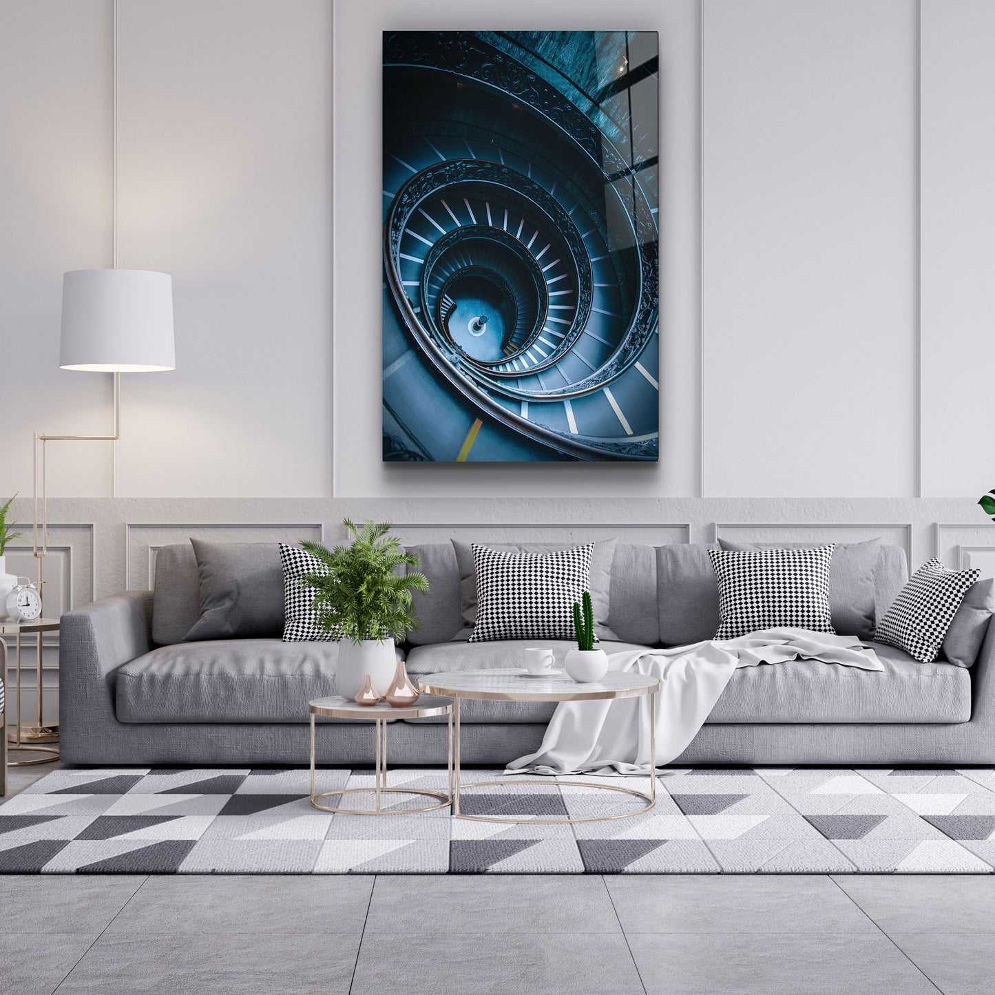 Infinity Ladder - Designer's Collection Glass Wall Art