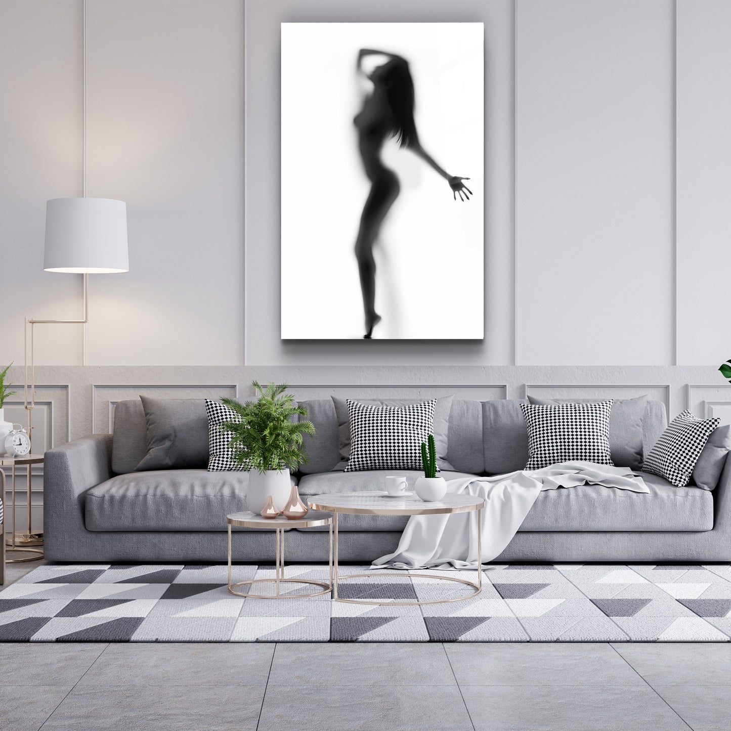Behind the Curtain 2 - Designer's Collection Glass Wall Art