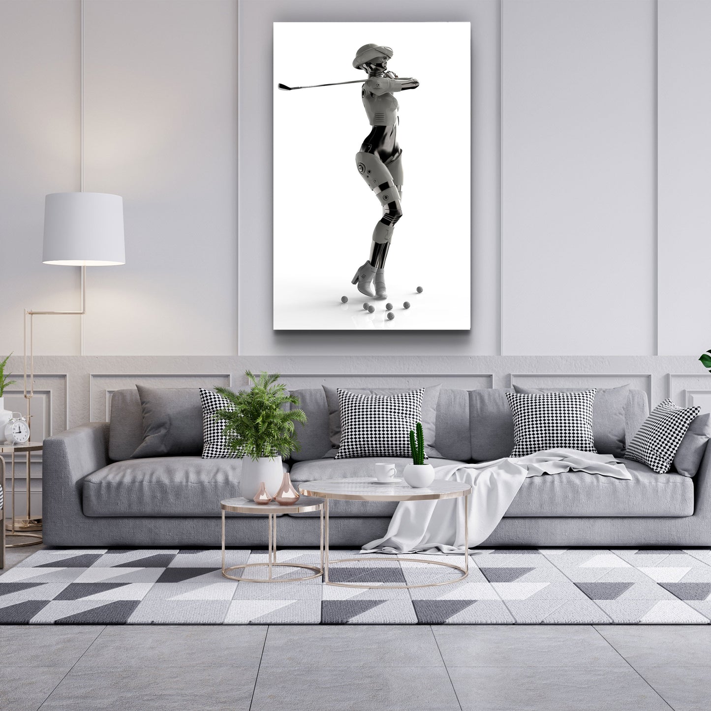 The Masterpiece - Pastel - Designer's Collection Glass Wall Art