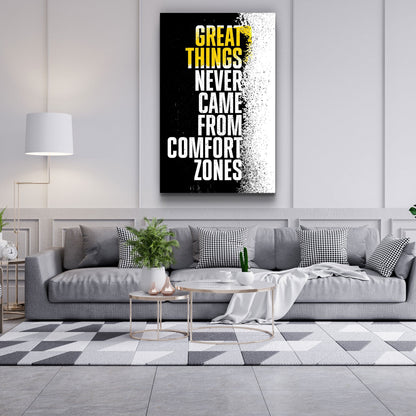 Great Things - Designer's Collection Glass Wall Art