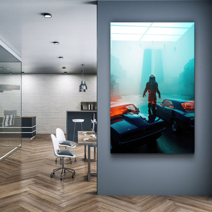 The One Against Five - Designer's Collection Glass Wall Art