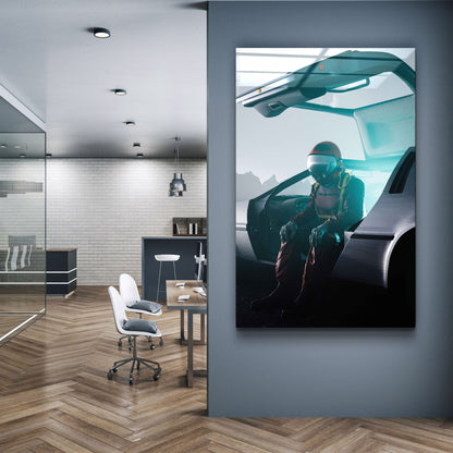 Back to the Past - Designer's Collection Glass Wall Art