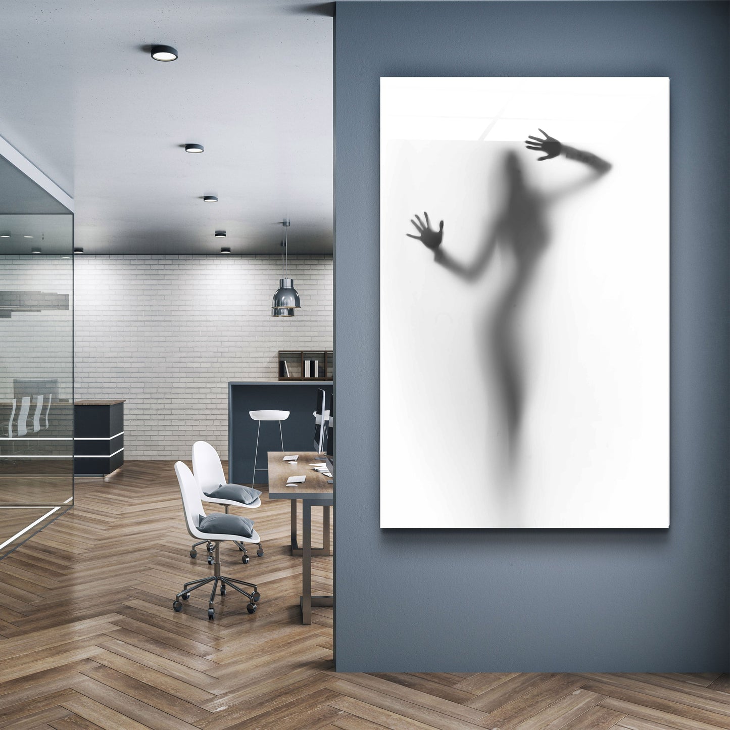 Behind the Curtain 1 - Designer's Collection Glass Wall Art