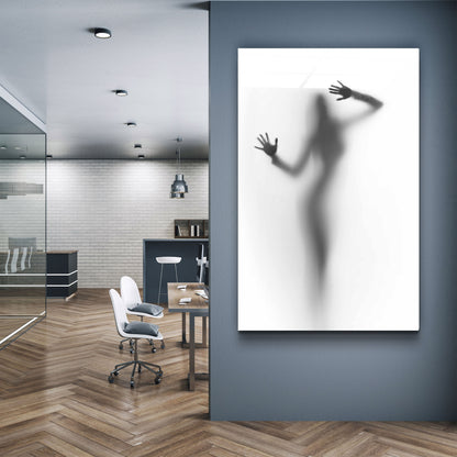 Behind the Curtain 1 - Designer's Collection Glass Wall Art