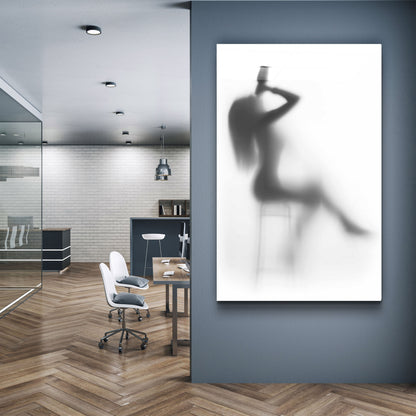 Behind the Curtain 3 - Designer's Collection Glass Wall Art