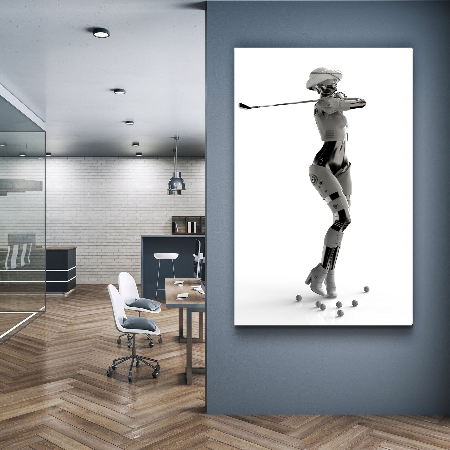 The Masterpiece - Pastel - Designer's Collection Glass Wall Art