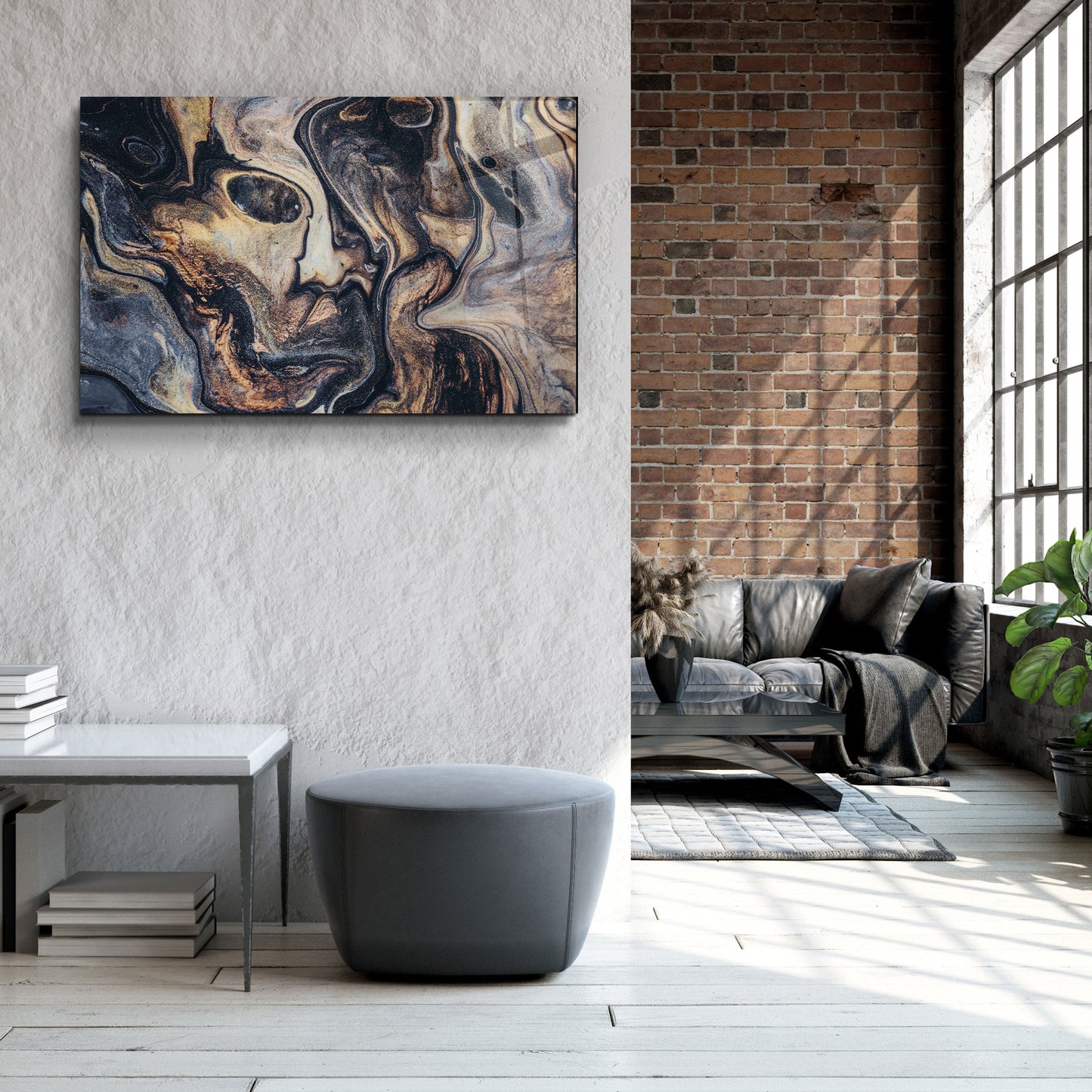 Dusty - Designer's Collection Glass Wall Art